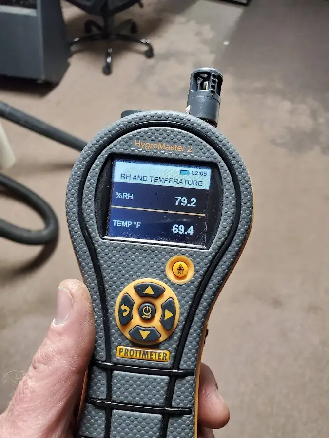 Moisture meter humidity assessment for Mold Remediation & Removal in Prairie Village